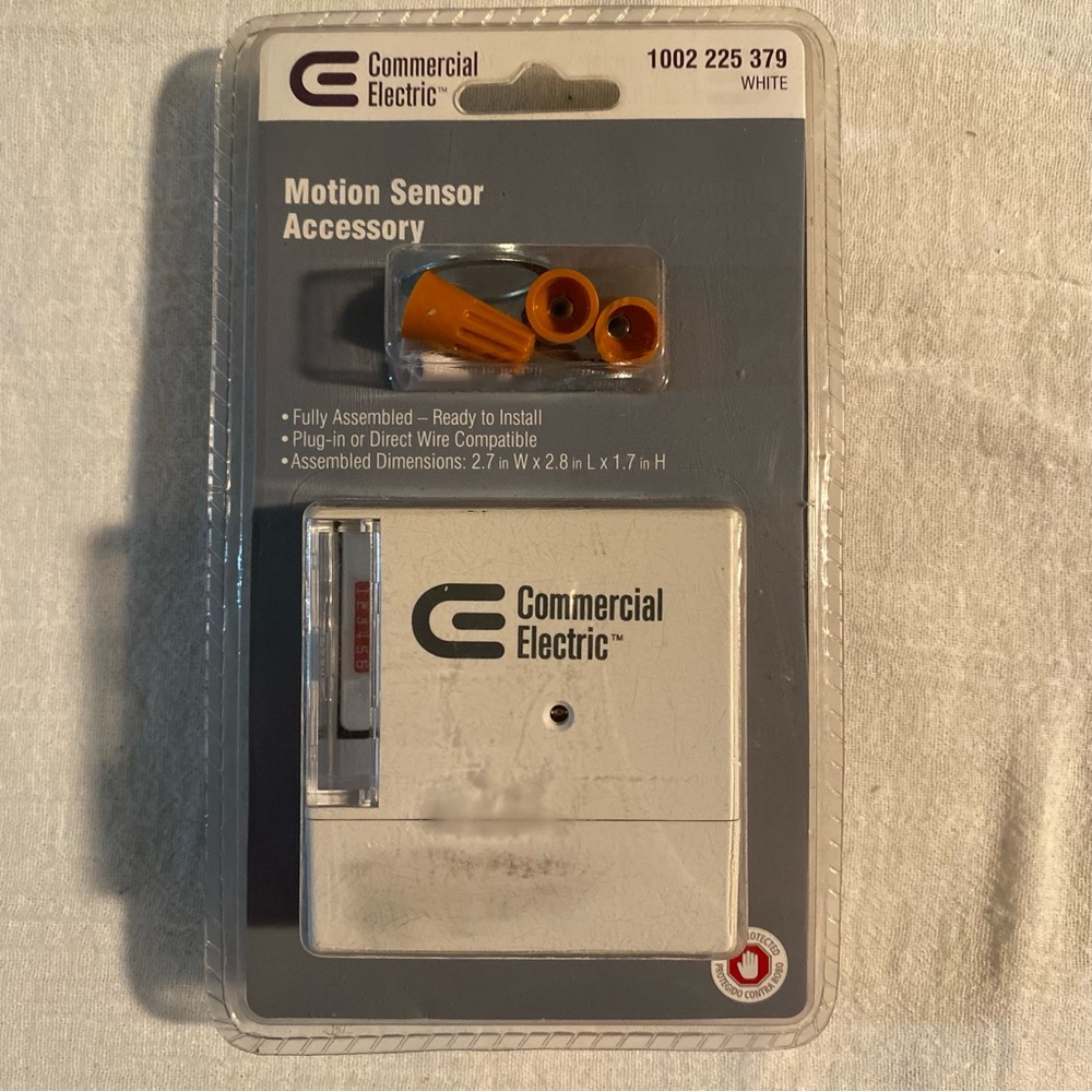 -Commercial Electric 1002 225 379 White Motion Sensor Accessory